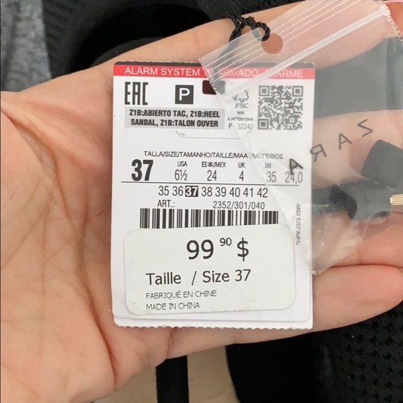 Brand new Zara open toe heels - Picture 5 of 5